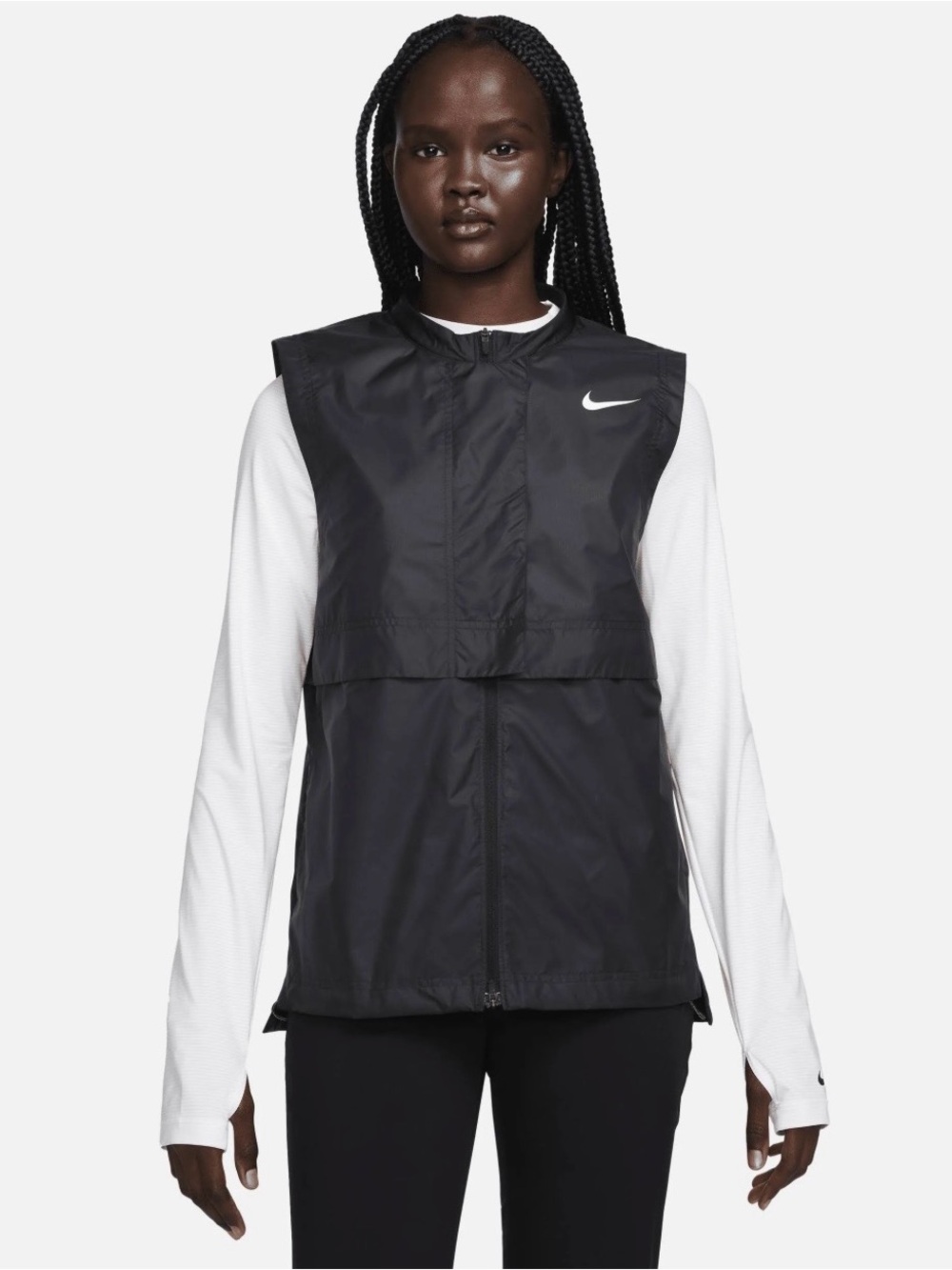 Nike Women's Tour Repel Water-Resistant Golf Vest, Black - Size M